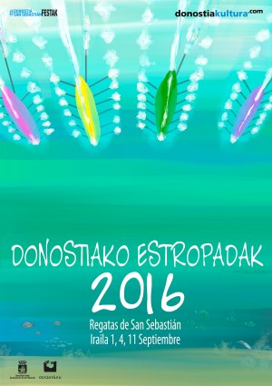 Poster - Donostiako Estropadak  2016